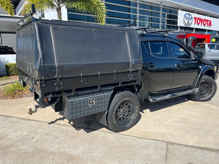2010 Mitsubishi Triton GLX-R MN MY10 4X4 Dual Range Black