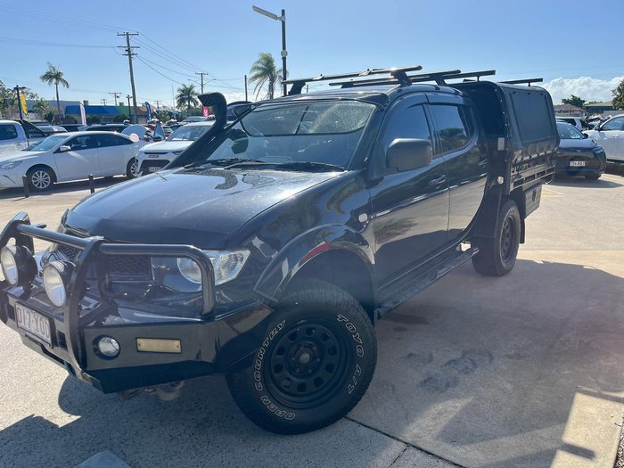 2010 Mitsubishi Triton GLX-R MN MY10 4X4 Dual Range Black