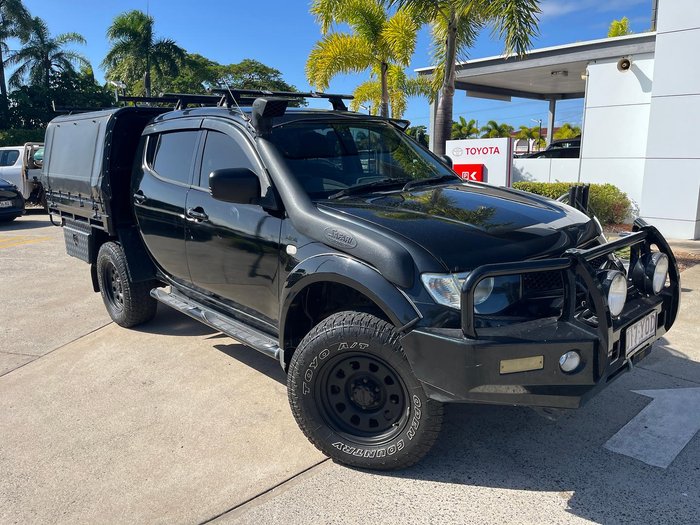 2010 Mitsubishi Triton GLX-R MN MY10 4X4 Dual Range Black