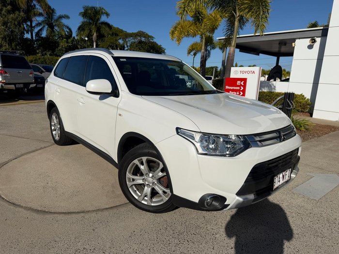 2014 Mitsubishi Outlander ES ZJ MY14.5 4X4 On Demand White