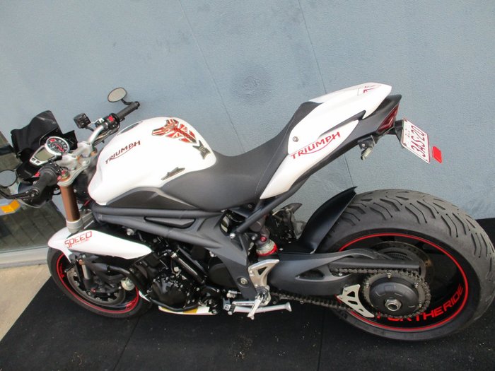2012 Triumph SPEED TRIPLE White