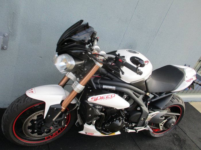 2012 Triumph SPEED TRIPLE White