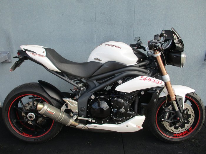 2012 Triumph SPEED TRIPLE White