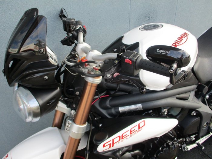 2012 Triumph SPEED TRIPLE White
