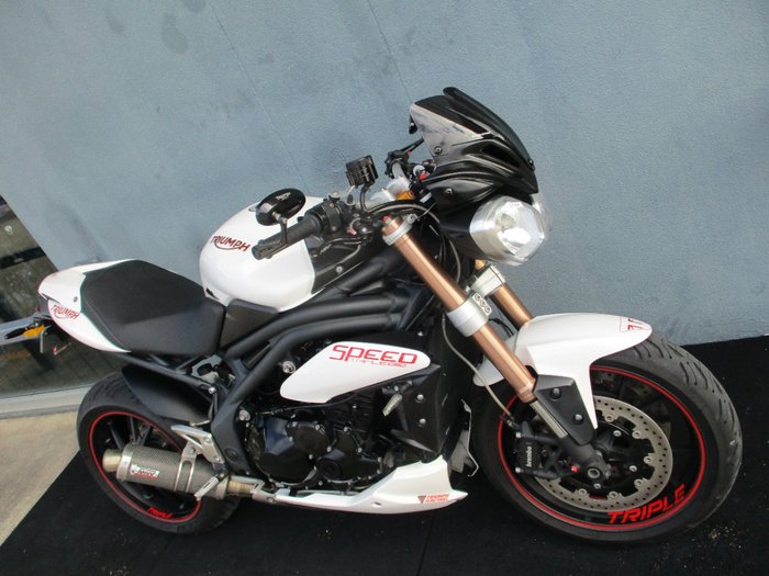 2012 Triumph SPEED TRIPLE White