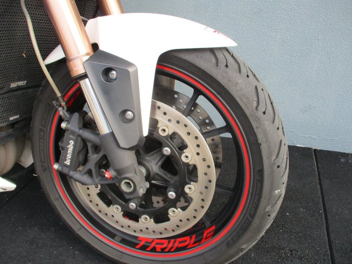 2012 Triumph SPEED TRIPLE White
