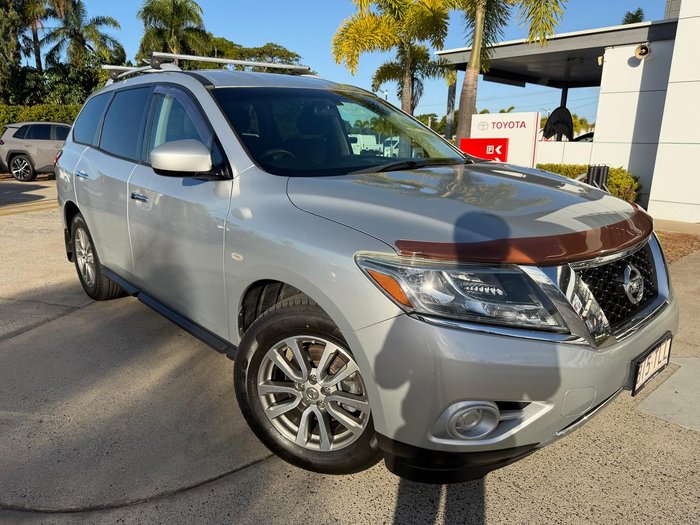 2013 Nissan Pathfinder ST R52 MY14 4X4 On Demand Brilliant Silver