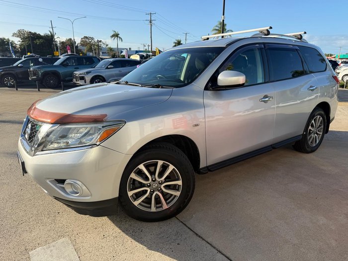 2013 Nissan Pathfinder ST R52 MY14 4X4 On Demand Brilliant Silver