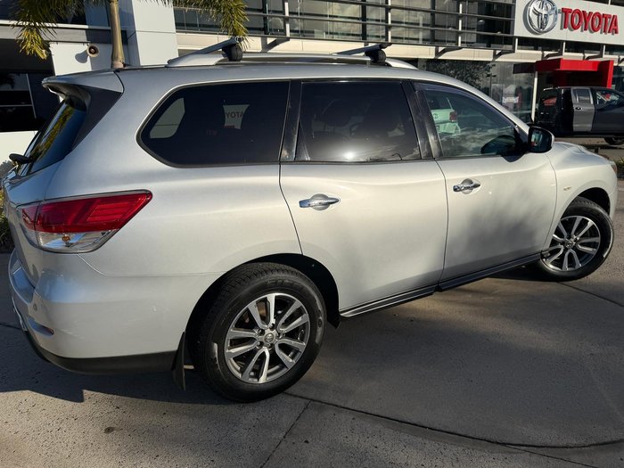 2013 Nissan Pathfinder ST R52 MY14 4X4 On Demand Brilliant Silver