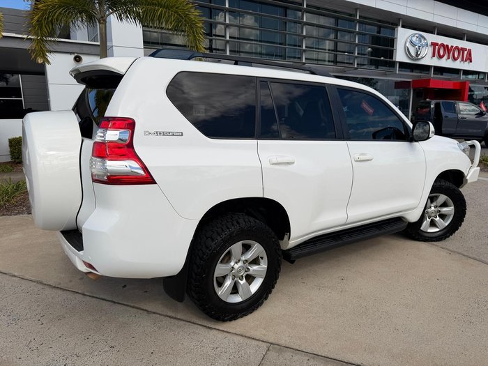 2016 Toyota Landcruiser Prado GXL GDJ150R 4X4 Dual Range Glacier White