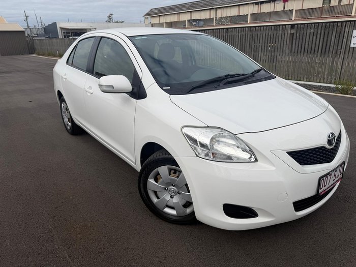 2012 Toyota Yaris YRS NCP93R MY11 Snowcap White