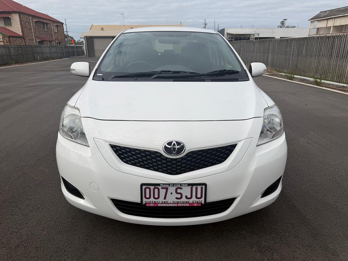 2012 Toyota Yaris YRS NCP93R MY11 Snowcap White