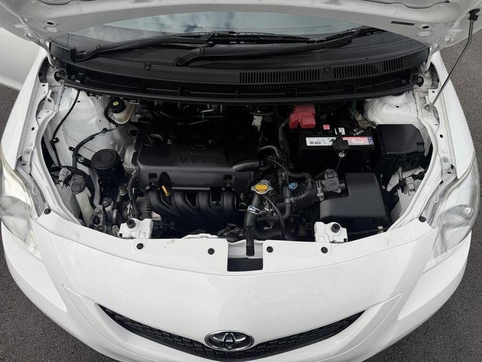 2012 Toyota Yaris YRS NCP93R MY11 Snowcap White