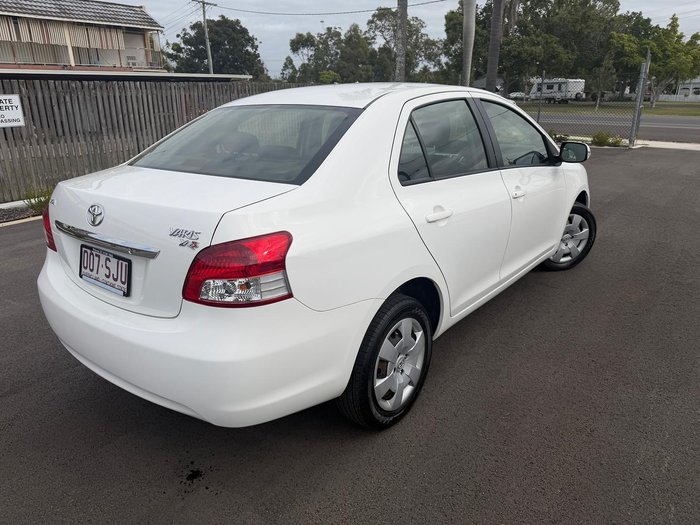 2012 Toyota Yaris YRS NCP93R MY11 Snowcap White