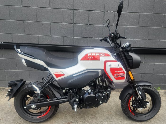 2025 CFMOTO XO PAPIO TRAIL NEBULA WHITE