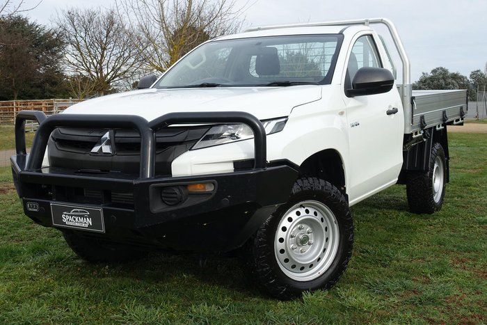2020 Mitsubishi Triton GLX MR MY21 4X4 Dual Range White