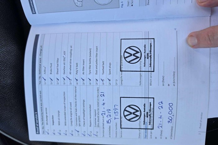 2020 Volkswagen Tiguan 162TSI Highline 5N MY20 Four Wheel Drive Atlantic Blue