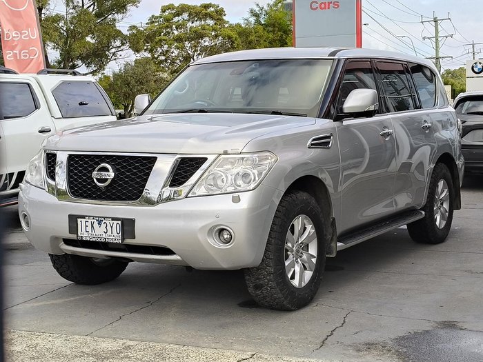 2013 Nissan Patrol Ti-L Y62 4X4 Dual Range Brilliant Silver