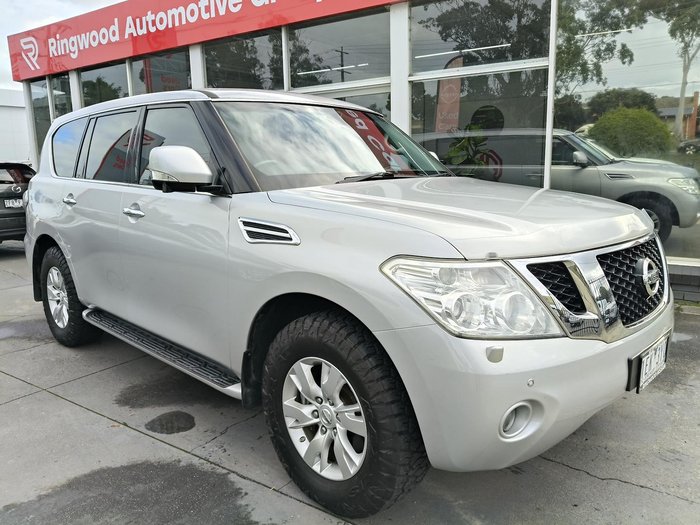 2013 Nissan Patrol Ti-L Y62 4X4 Dual Range Brilliant Silver