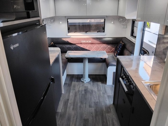 2026 Cadillac RV Gaia Rear Club Lounge With Full Victron Package
