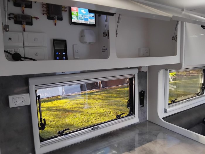 2026 Cadillac RV Gaia Rear Club Lounge With Full Victron Package