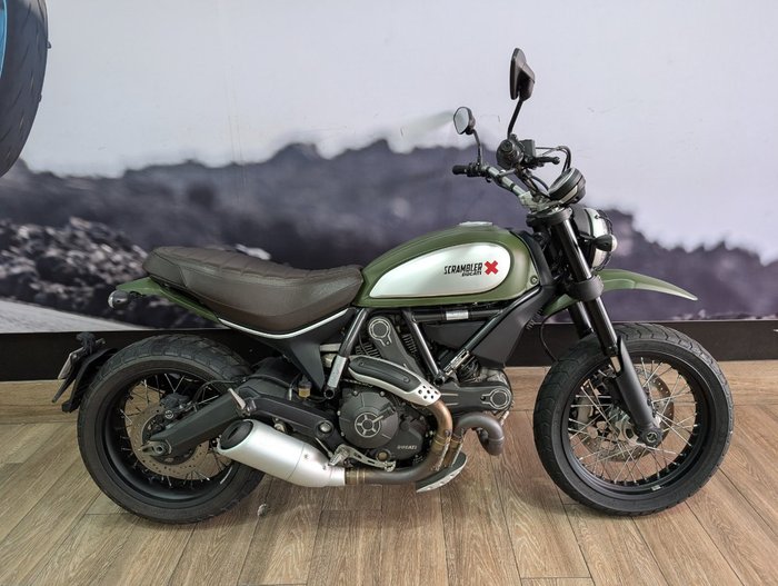 2015 DUCATI SCRAMBLER URBAN ENDURO GREEN
