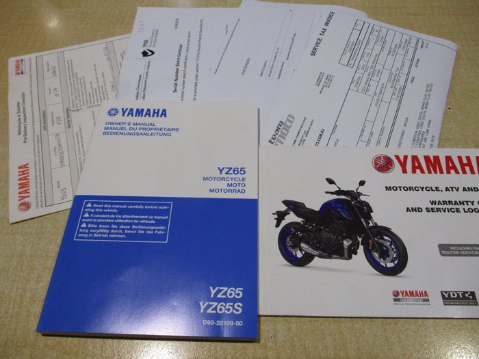 2025 Yamaha YZ65 BLUE