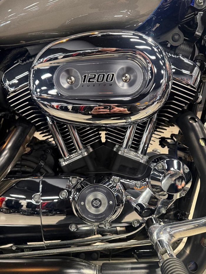 2007 Harley-Davidson 1200 Custom (XL1200C) Sportster Blue