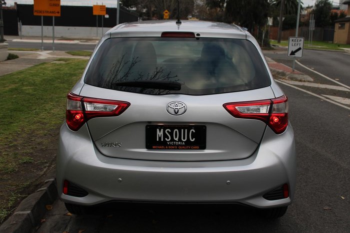2018 Toyota Yaris Ascent NCP130R Silver Pearl