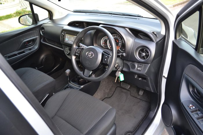 2018 Toyota Yaris Ascent NCP130R Silver Pearl