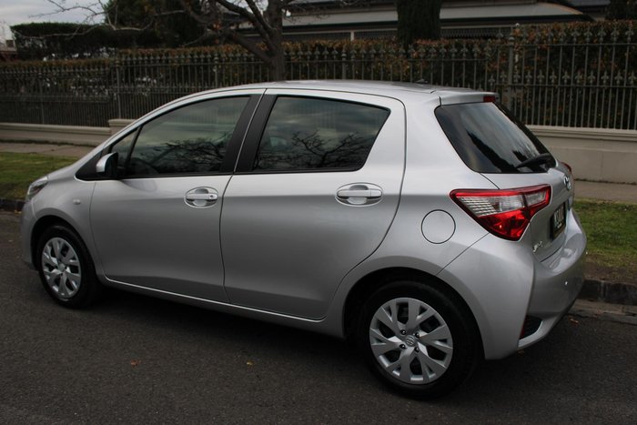 2018 Toyota Yaris Ascent NCP130R Silver Pearl