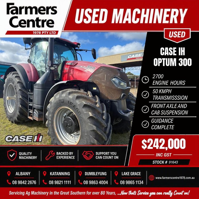 2017 CASE IH Optum 300