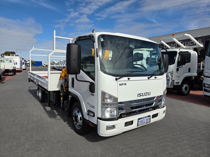 2021 Isuzu Trucks NPR 65/45-190 3 Ton Tray and Crane