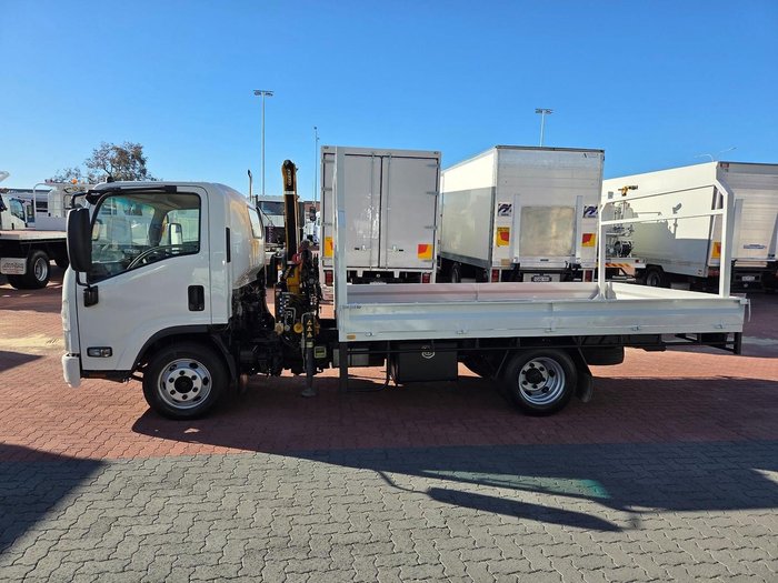 2021 Isuzu Npr 65/45-190 3 Ton Tray And Crane