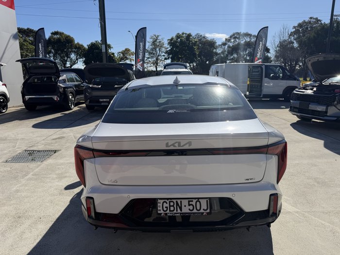 2025 Kia K4 GT-Line CL4m MY25 Snow White Pearl
