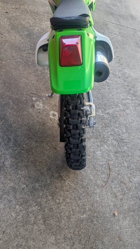 2007 Kawasaki KLX250R Green