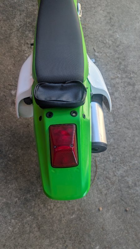 2007 Kawasaki KLX250R Green