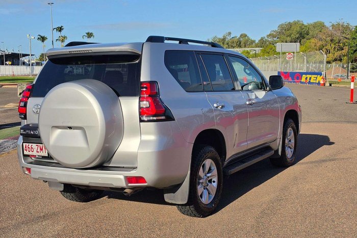 2019 Toyota Landcruiser Prado GXL GDJ150R 4X4 Dual Range Silver Pearl