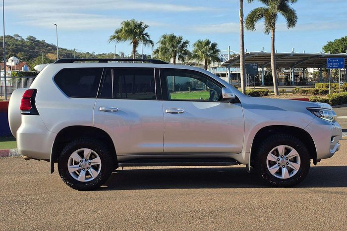 2019 Toyota Landcruiser Prado GXL GDJ150R 4X4 Dual Range Silver Pearl
