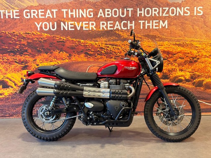 2020 Triumph Street Scrambler Street Scrambler Red