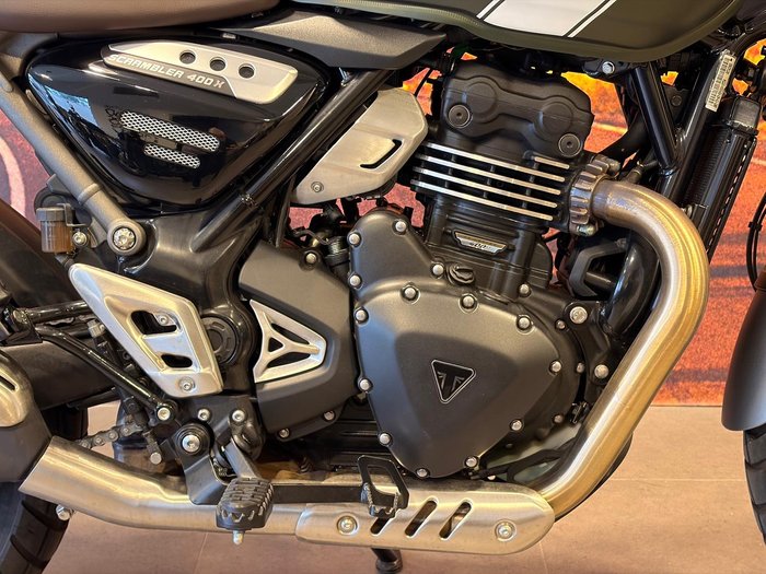 2024 Triumph Scrambler 400 X Scrambler Green