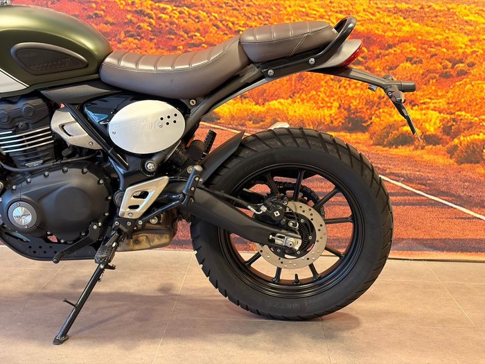 2024 Triumph Scrambler 400 X Scrambler Green