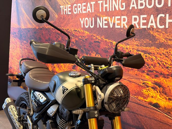 2024 Triumph Scrambler 400 X Scrambler Green