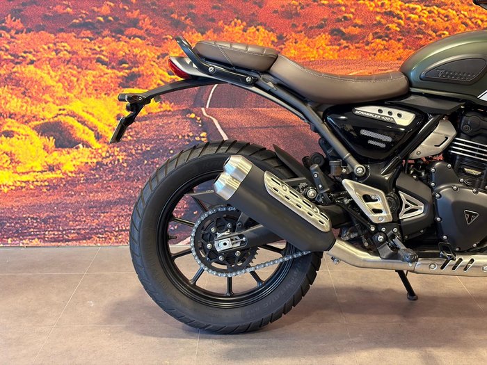 2024 Triumph Scrambler 400 X Scrambler Green