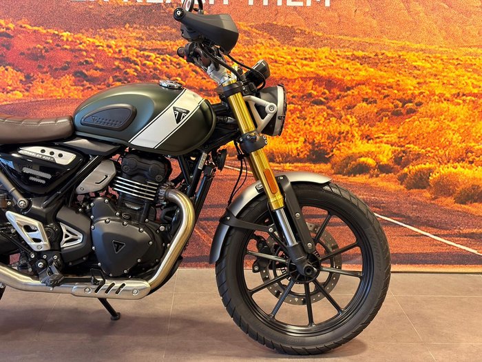 2024 Triumph Scrambler 400 X Scrambler Green