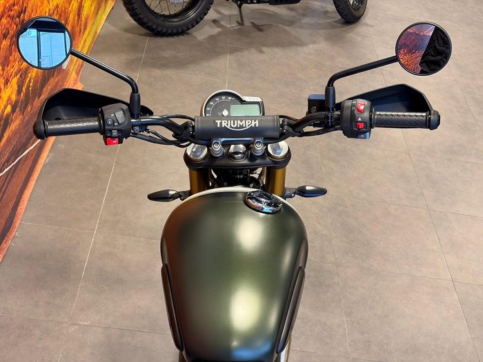 2024 Triumph Scrambler 400 X Scrambler Green