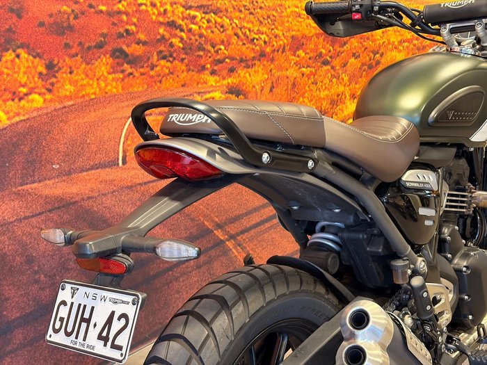2024 Triumph Scrambler 400 X Scrambler Green