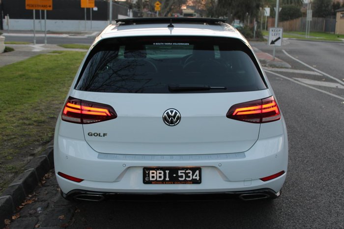2019 Volkswagen Golf 110TSI Highline 7.5 MY19.5 Pure White