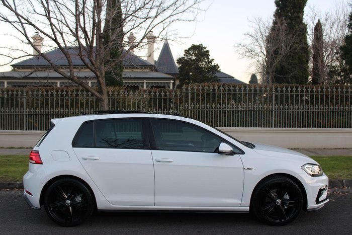 2019 Volkswagen Golf 110TSI Highline 7.5 MY19.5 Pure White