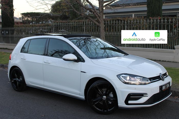 2019 Volkswagen Golf 110TSI Highline 7.5 MY19.5 Pure White